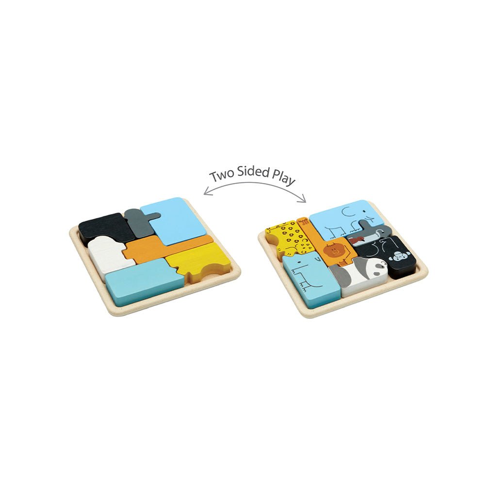 PlanToys Animal Puzzle Game - Toby Tiger