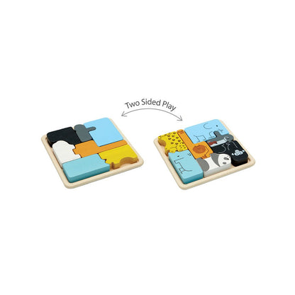 PlanToys Animal Puzzle Game - Toby Tiger