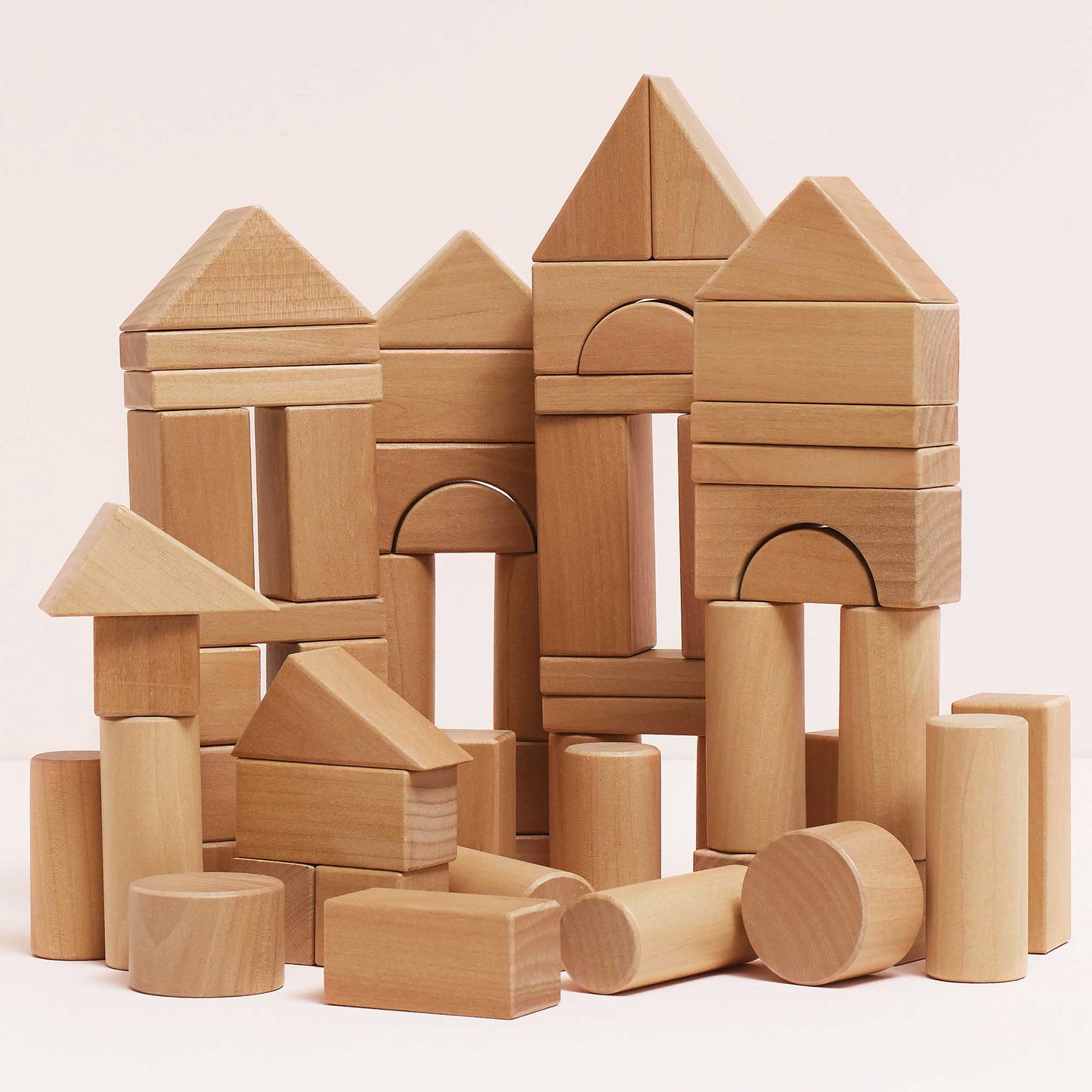 Natural Wood Building Blocks - Toby Tiger UK