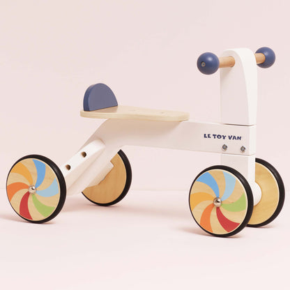 Wooden Rainbow Ride On Trike - Toby Tiger