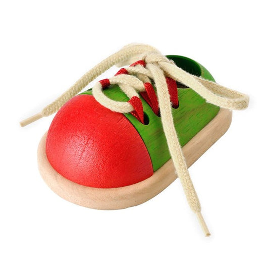 PlanToys Tie - Up Shoe - Toby Tiger