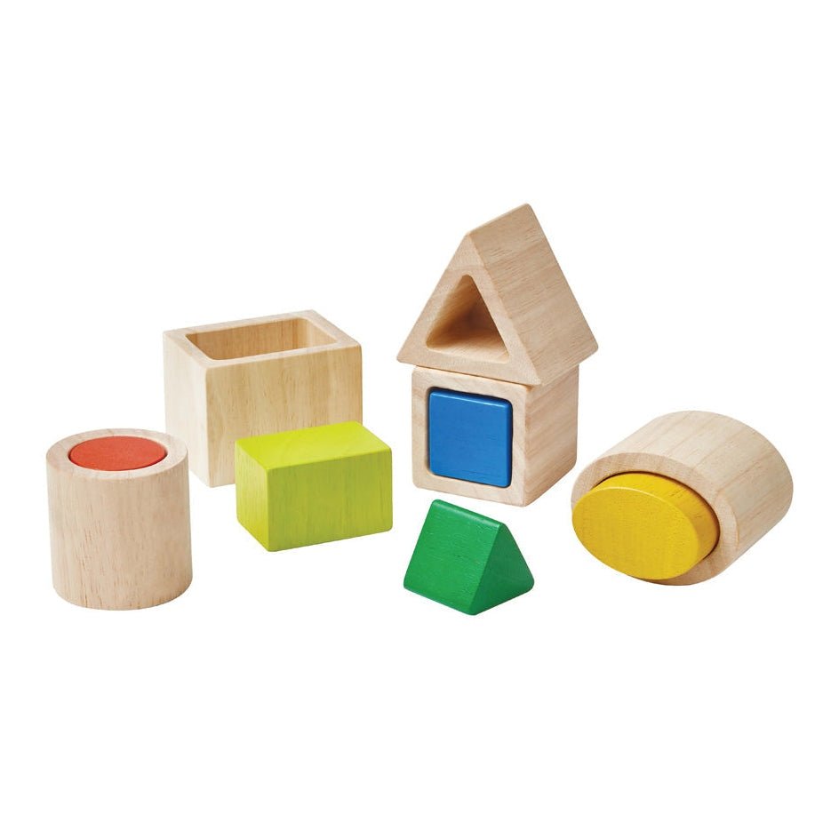 PlanToys Geo Matching Boxes - Toby Tiger