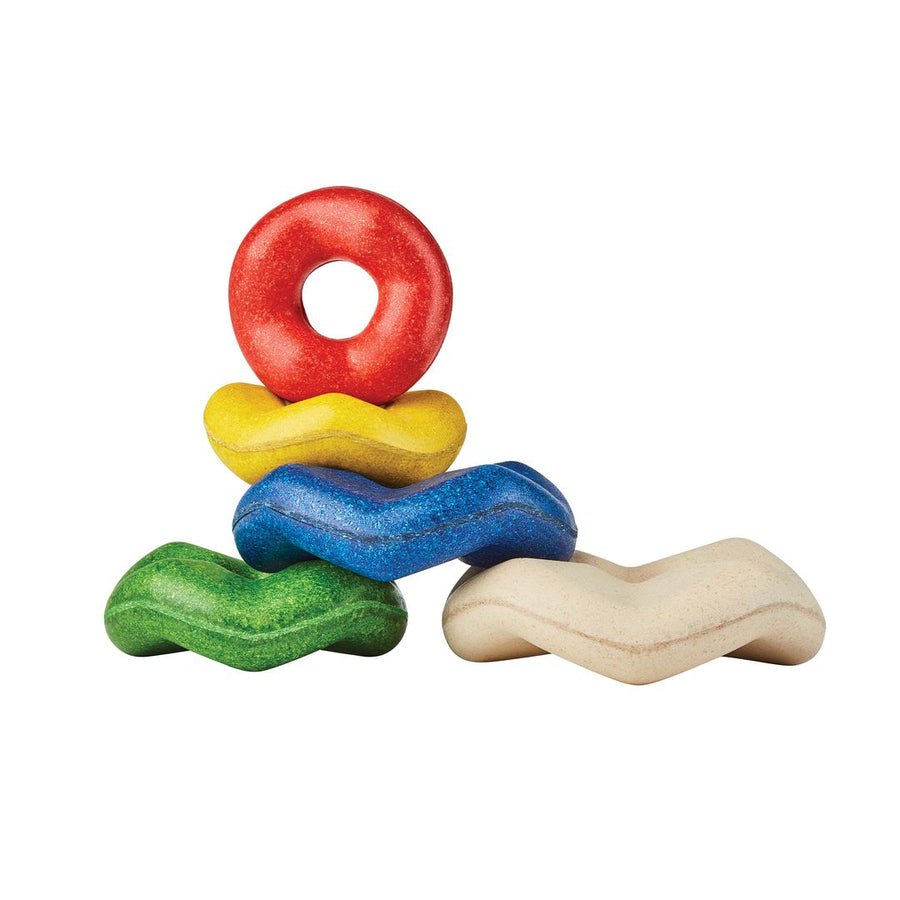 PlanToys Wave Stacker - Toby Tiger