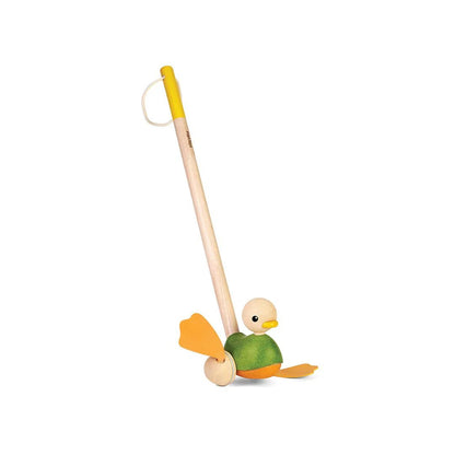 PlanToys Push Along Duck - Toby Tiger