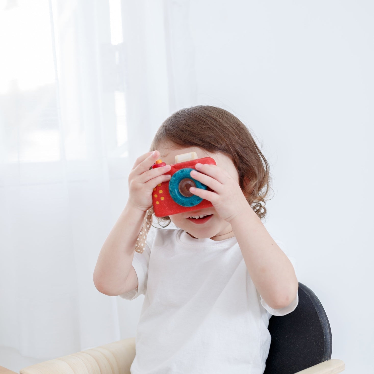 PlanToys My First Camera Wooden Toy - Toby Tiger