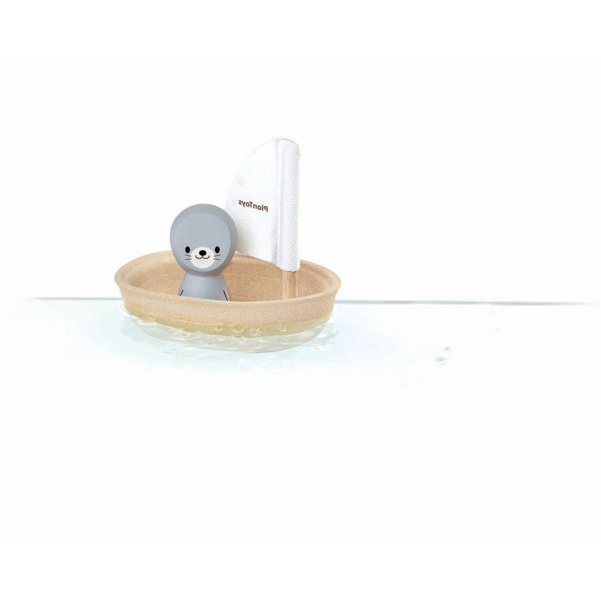 PlanToys Sailing Boat-Seal - Toby Tiger