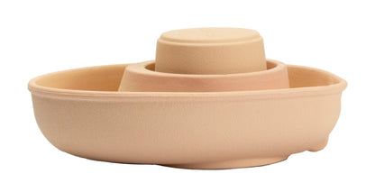 PlanToys Rubber Convertible Boat - Pastel Orange - Toby Tiger