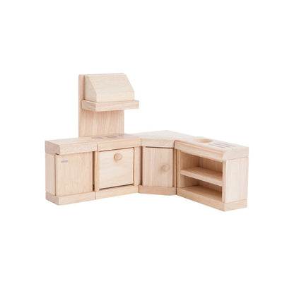 PlanToys Kitchen Set Classic Doll Furniture Set - Toby Tiger