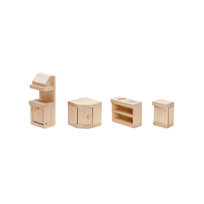 PlanToys Kitchen Set Classic Doll Furniture Set - Toby Tiger