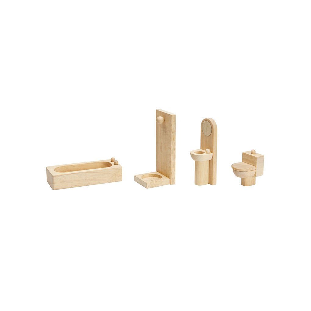 PlanToys Bathroom Classic Doll Furniture Set - Toby Tiger