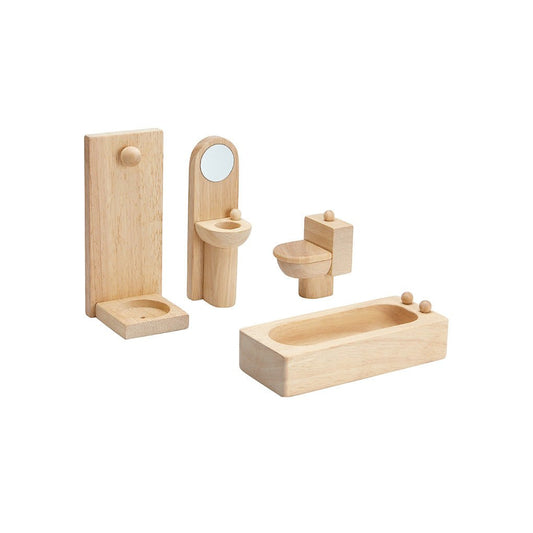 PlanToys Bathroom Classic Doll Furniture Set - Toby Tiger