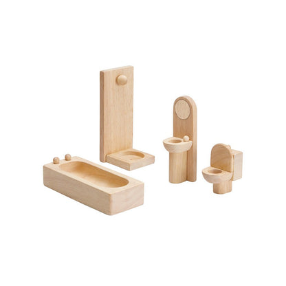 PlanToys Bathroom Classic Doll Furniture Set - Toby Tiger