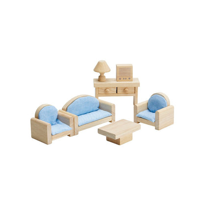 PlanToys Living Room Classic Doll Furniture Set - Toby Tiger