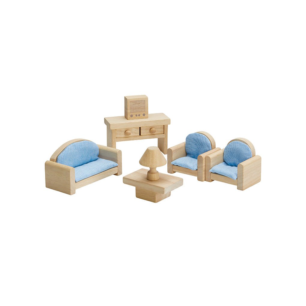 PlanToys Living Room Classic Doll Furniture Set - Toby Tiger