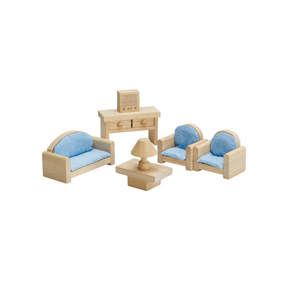 PlanToys Living Room Classic Doll Furniture Set - Toby Tiger
