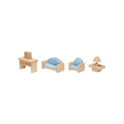 PlanToys Living Room Classic Doll Furniture Set - Toby Tiger