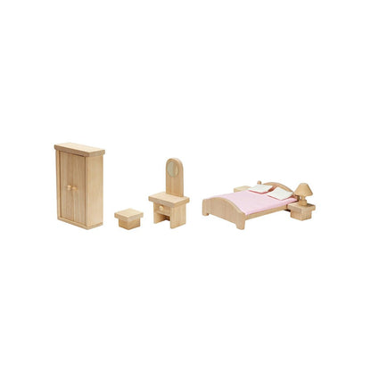 PlanToys Bedroom Classic Doll Furniture Set - Toby Tiger