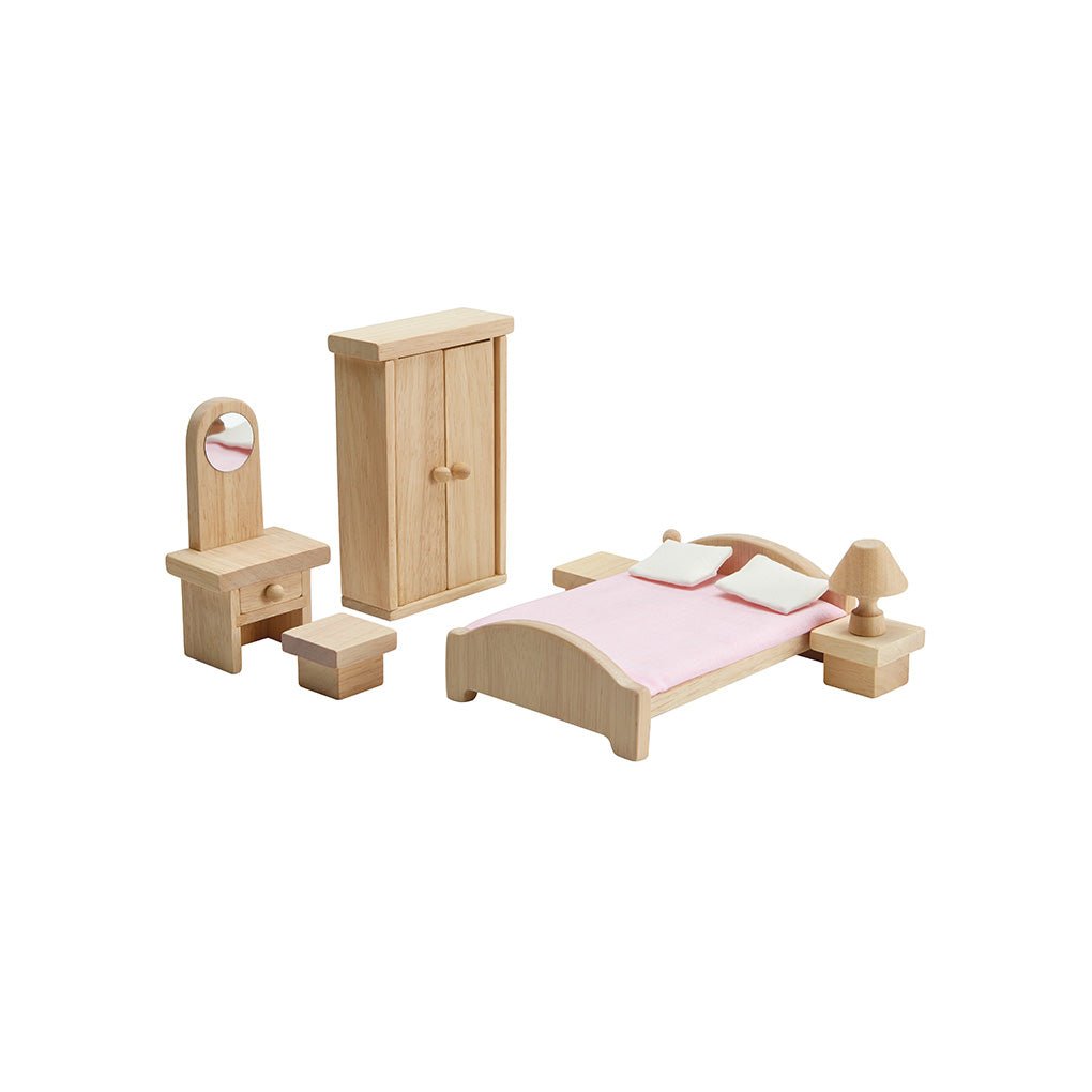 PlanToys Bedroom Classic Doll Furniture Set - Toby Tiger