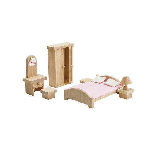 PlanToys Bedroom Classic Doll Furniture Set - Toby Tiger
