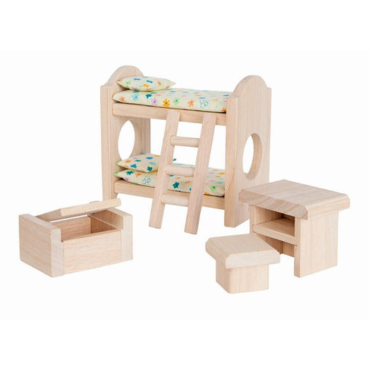 PlanToys Children Bedroom Classic Doll Furniture Set - Toby Tiger UK