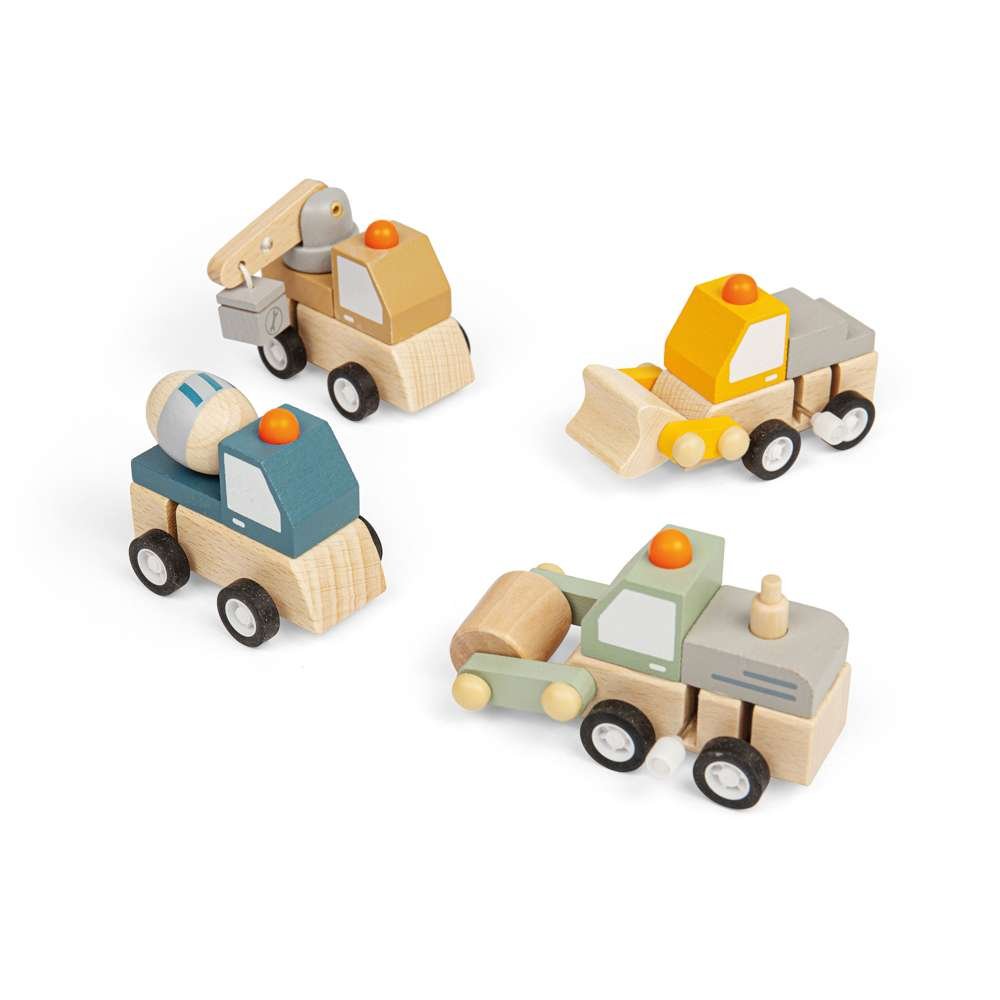 Wind Up Trucks - Mixer, Roller (Pk 2) - Toby Tiger