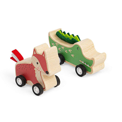 Animal Pull Backs - Fox, Croc (Pk 2) - Toby Tiger