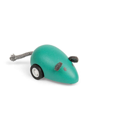 Wooden Cat & Mouse Pull Back Vehicles - Toby Tiger