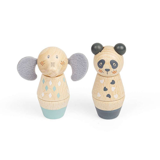 Twist and Match Animals - Panda, Elephant (Pk 2) - Toby Tiger