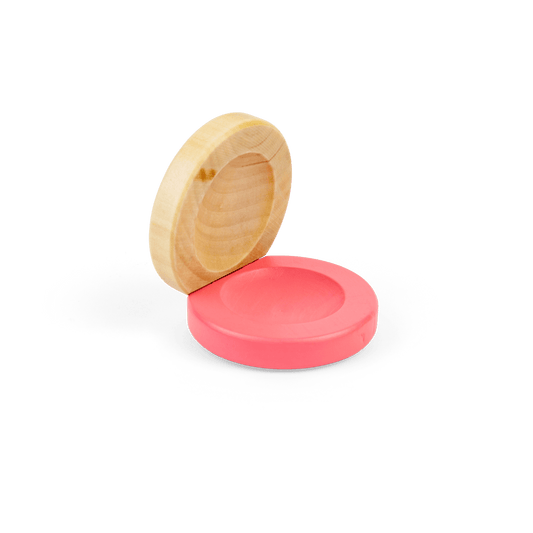 Wooden Castanets (One Pair - Pink) - Toby Tiger