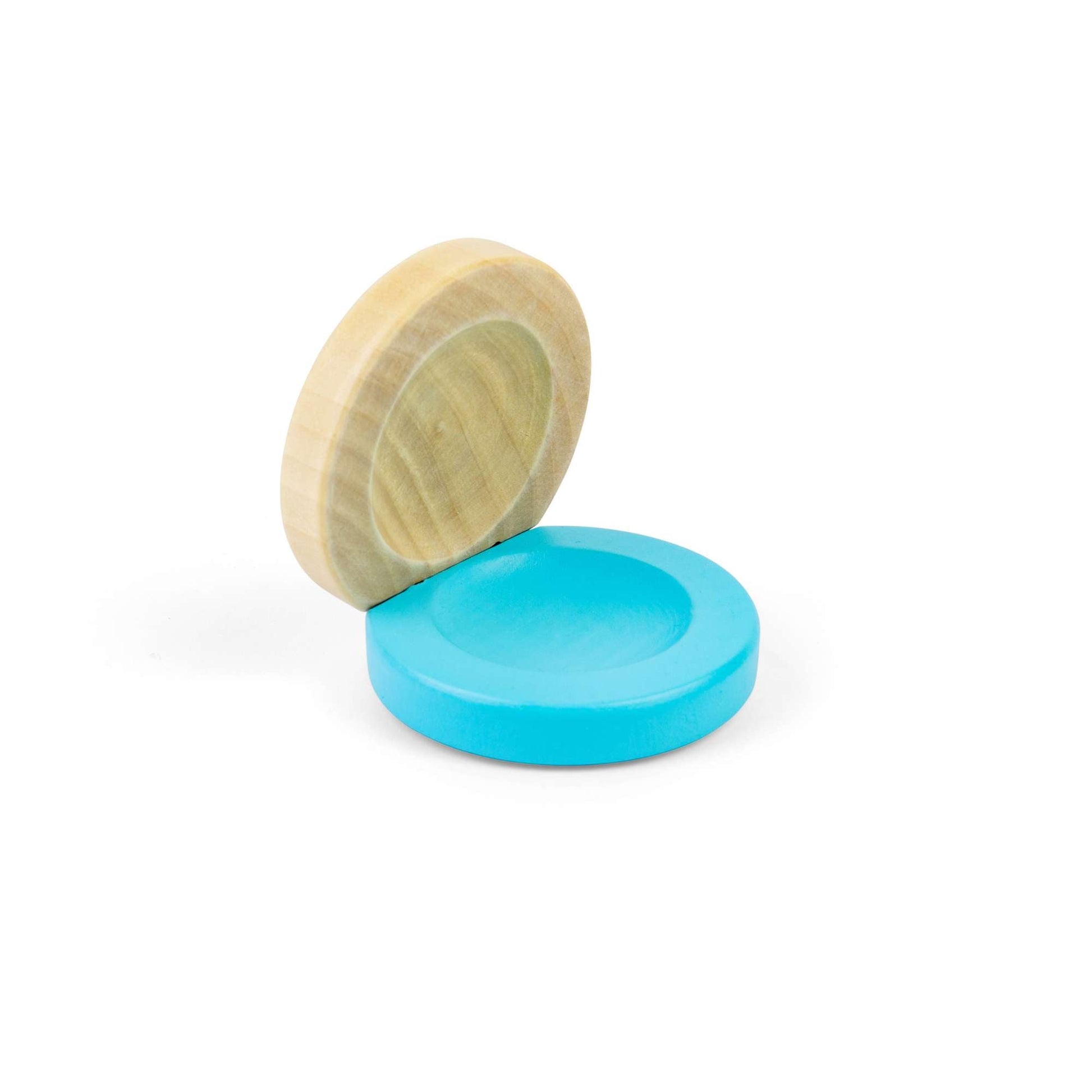 Wooden Castanets (One Pair - Blue) - Toby Tiger