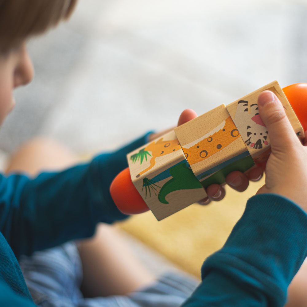 Jungle Twist Blocks - Toby Tiger