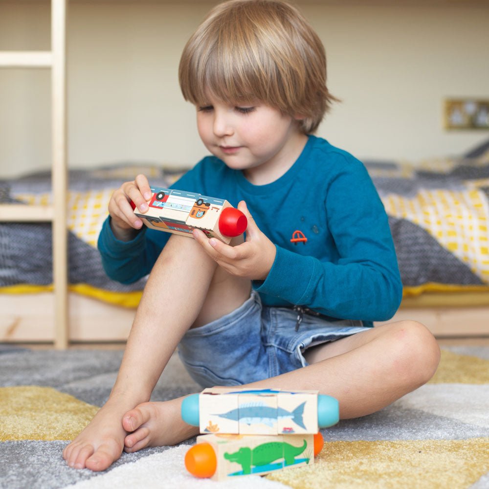 Jungle Twist Blocks - Toby Tiger