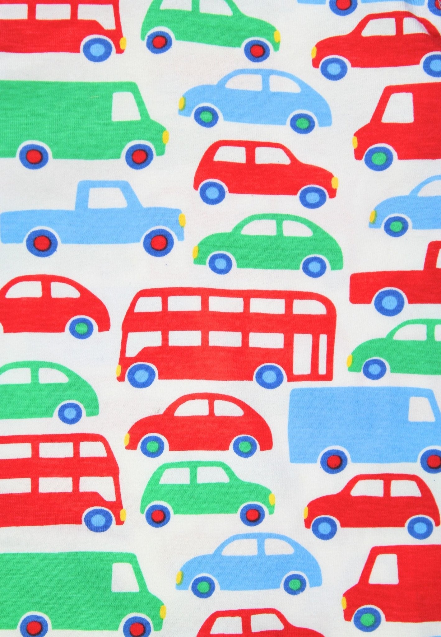 Organic Transport Printed Sleepsuit - Toby Tiger