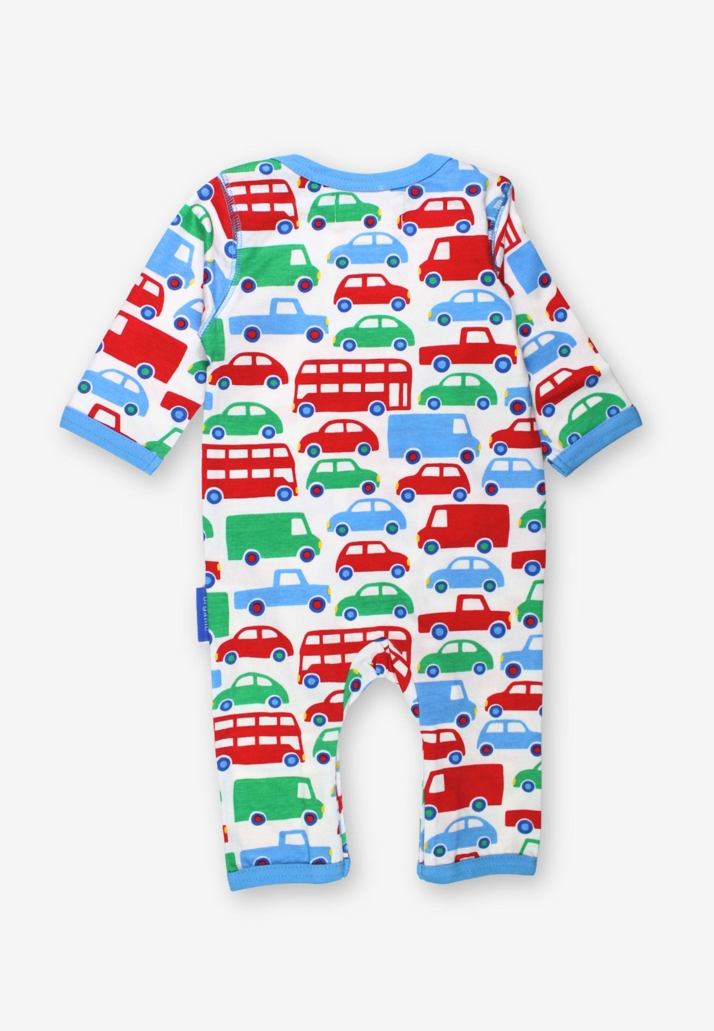 Organic Transport Printed Sleepsuit - Toby Tiger