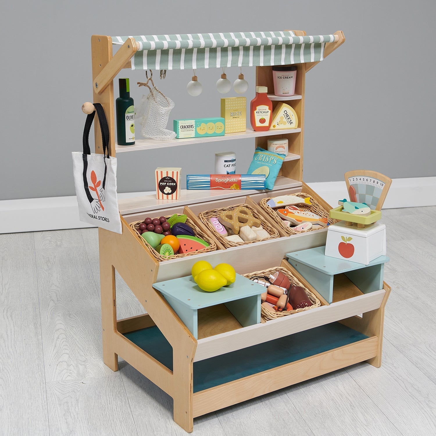 Market Day Bundle (General Stores, Scales, Grocery Set, 4 x Food Crates) - Toby Tiger