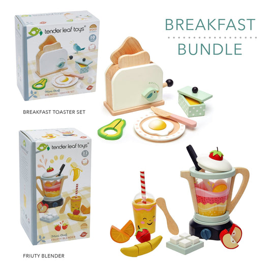 Breakfast Bundle (Toaster Set, Fruity Blender Set) - Toby Tiger