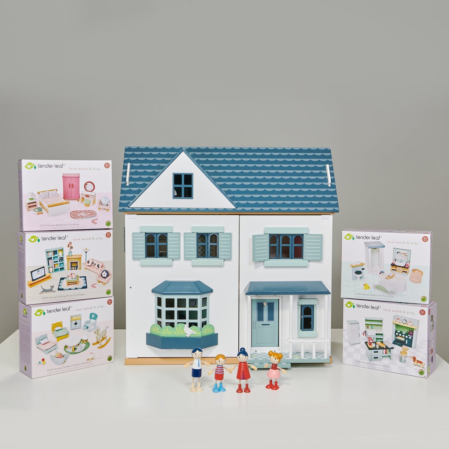 Dovetail Bundle (Dovetail House, Doll Family, 5 Room Sets) - Toby Tiger