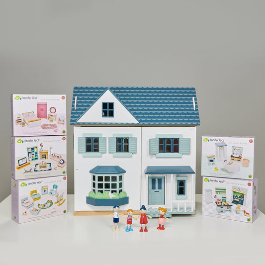 Dovetail Bundle (Dovetail House, Doll Family, 5 Room Sets) - Toby Tiger