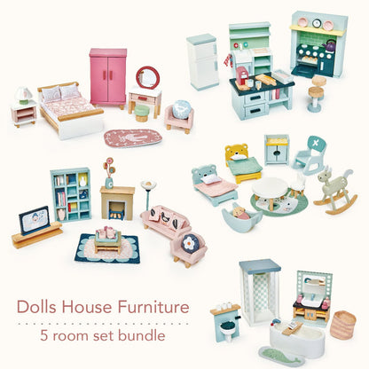 Furniture Bundle (5x Room Sets: Bathroom, Bedroom, Kitchen, Sitting Room, Childrens Bedroom) - Toby Tiger