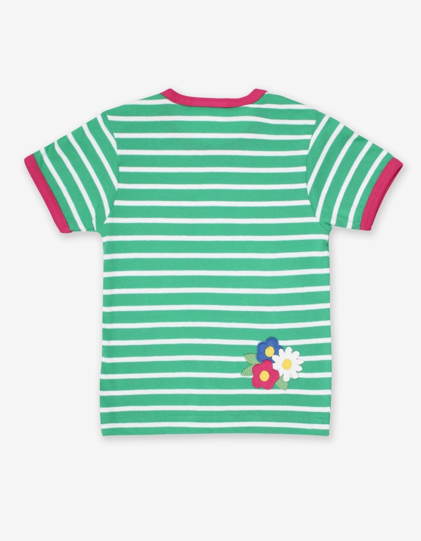 Organic Pig Applique T-Shirt - Toby Tiger UK Retail
