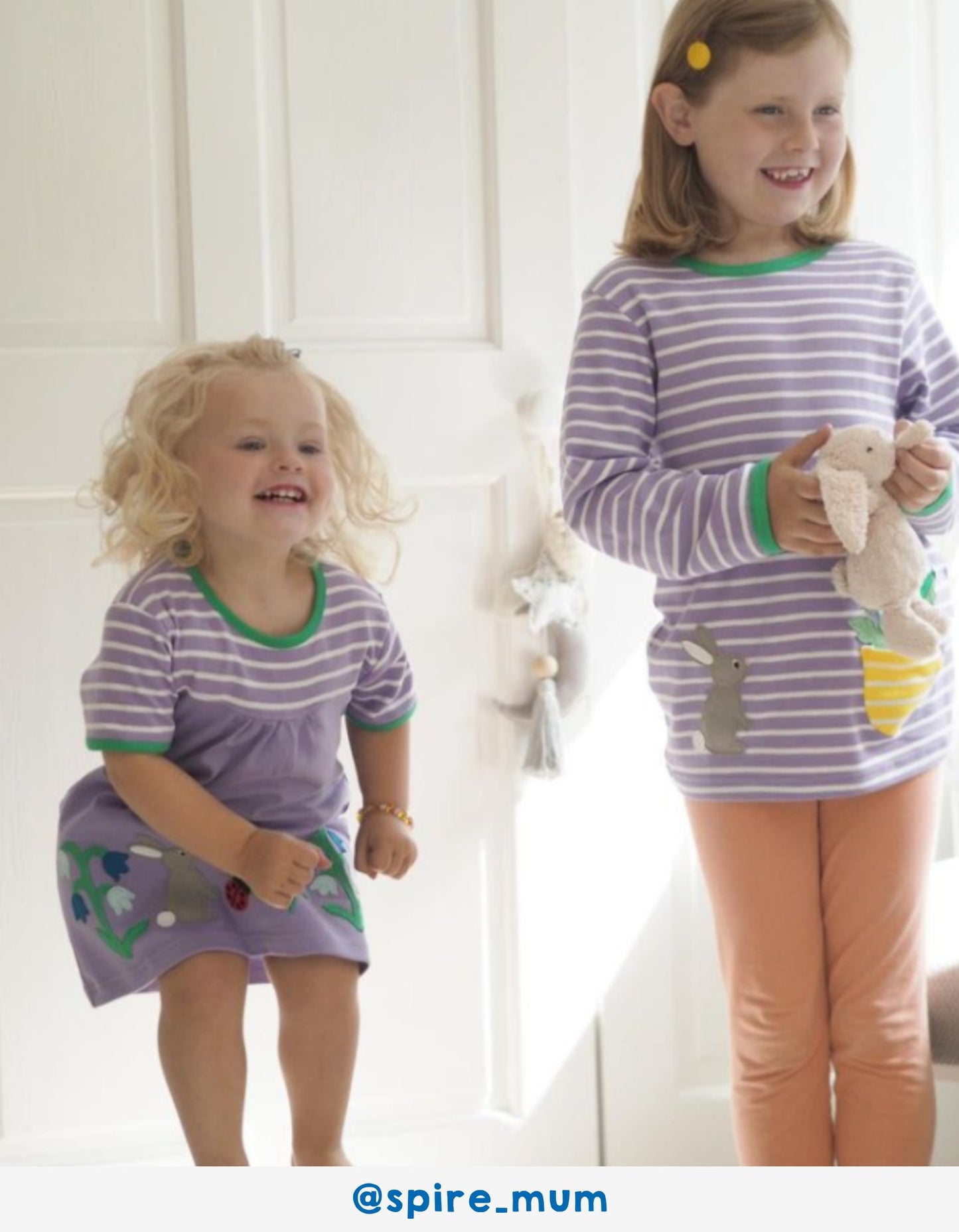 Organic Spring Applique Dress - Toby Tiger UK Retail