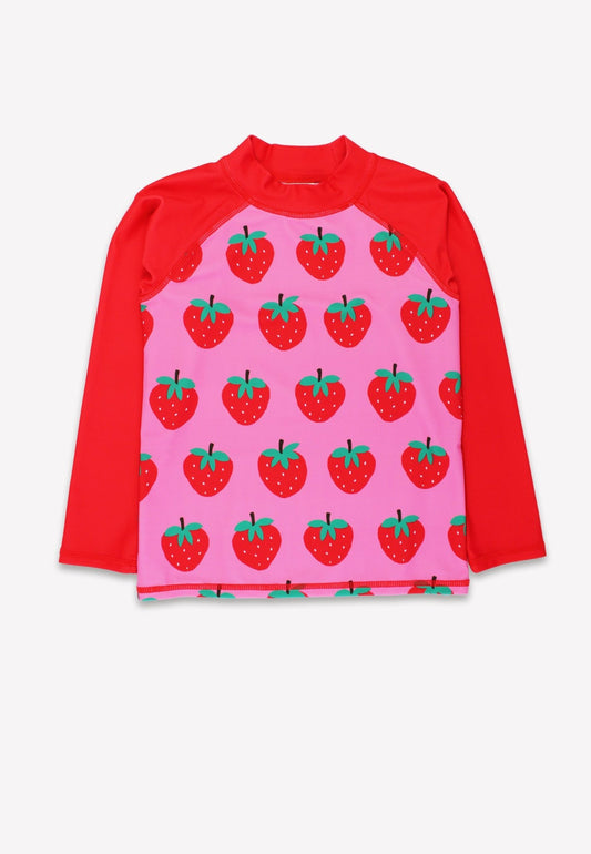Strawberry Print Rash Vest - Toby Tiger