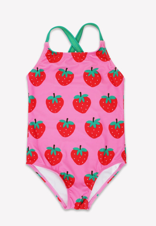 Strawberry Print Swimsuit - Toby Tiger