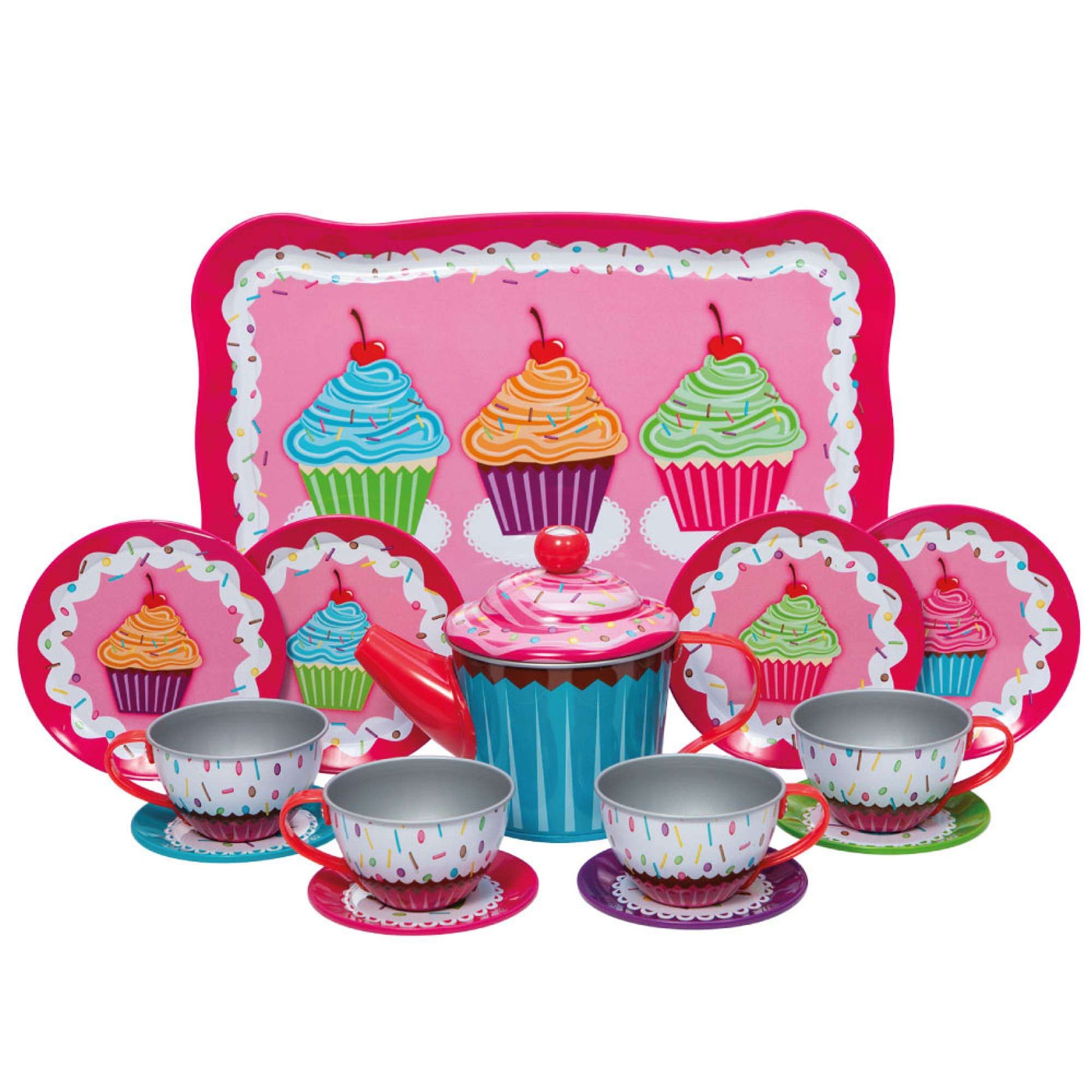 Cupcake Tin Tea Set - Toby Tiger