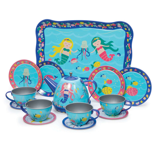 Mermaid Tin Tea Set - Toby Tiger