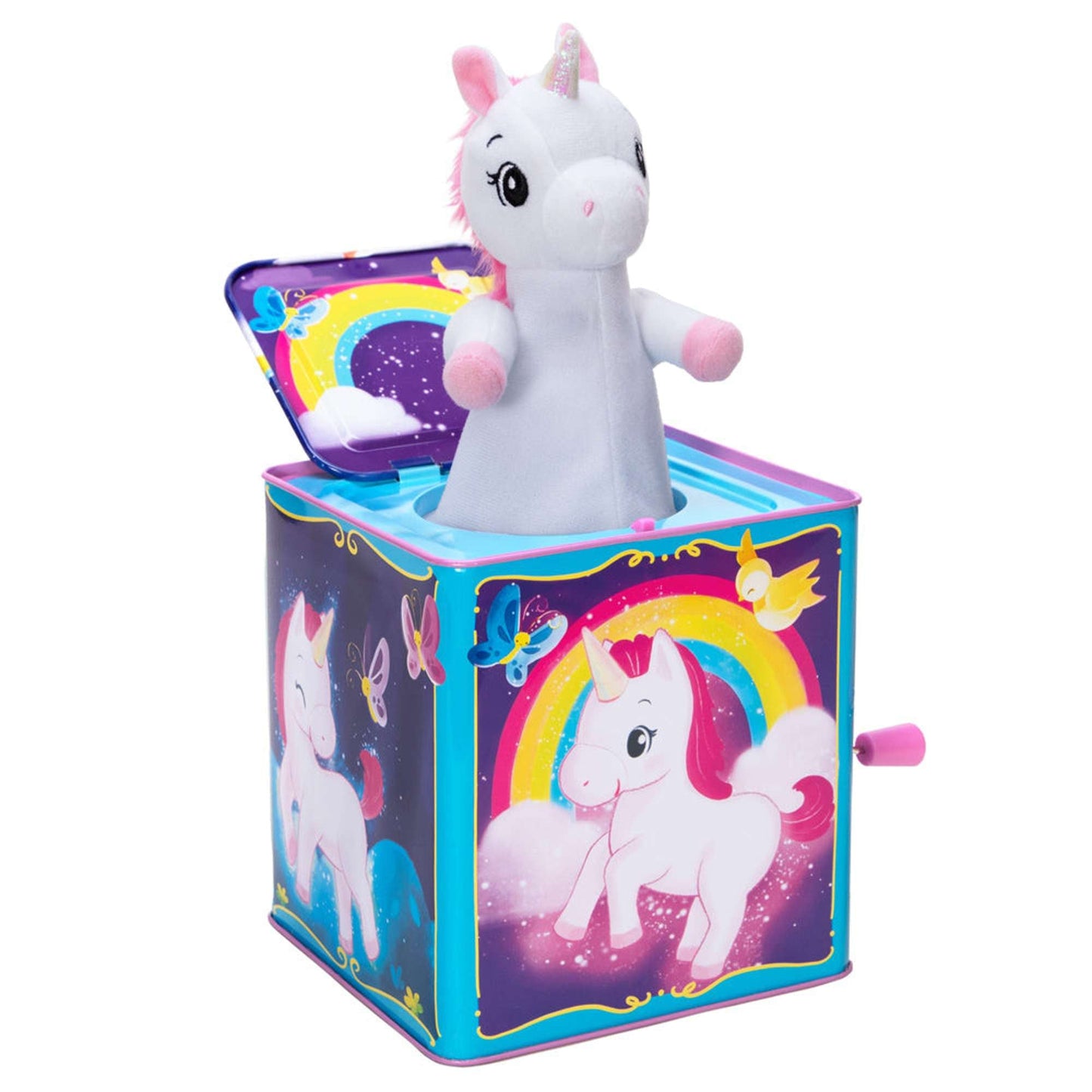 Pop & Glow Unicorn Jack In The Box - Toby Tiger