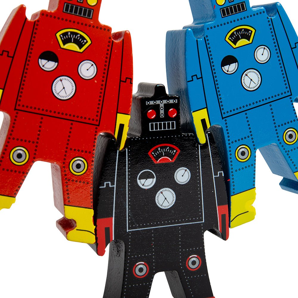Wood Stacking Robots Toy - Toby Tiger