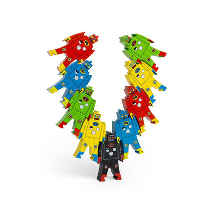 Wood Stacking Robots Toy - Toby Tiger