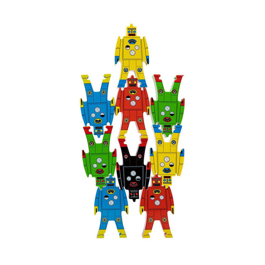 Wood Stacking Robots Toy - Toby Tiger