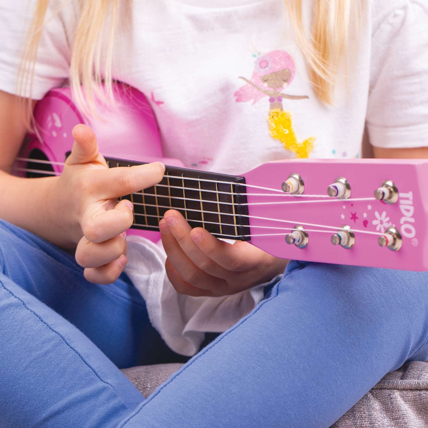 Pink Guitar (Flowers) - Toby Tiger UK
